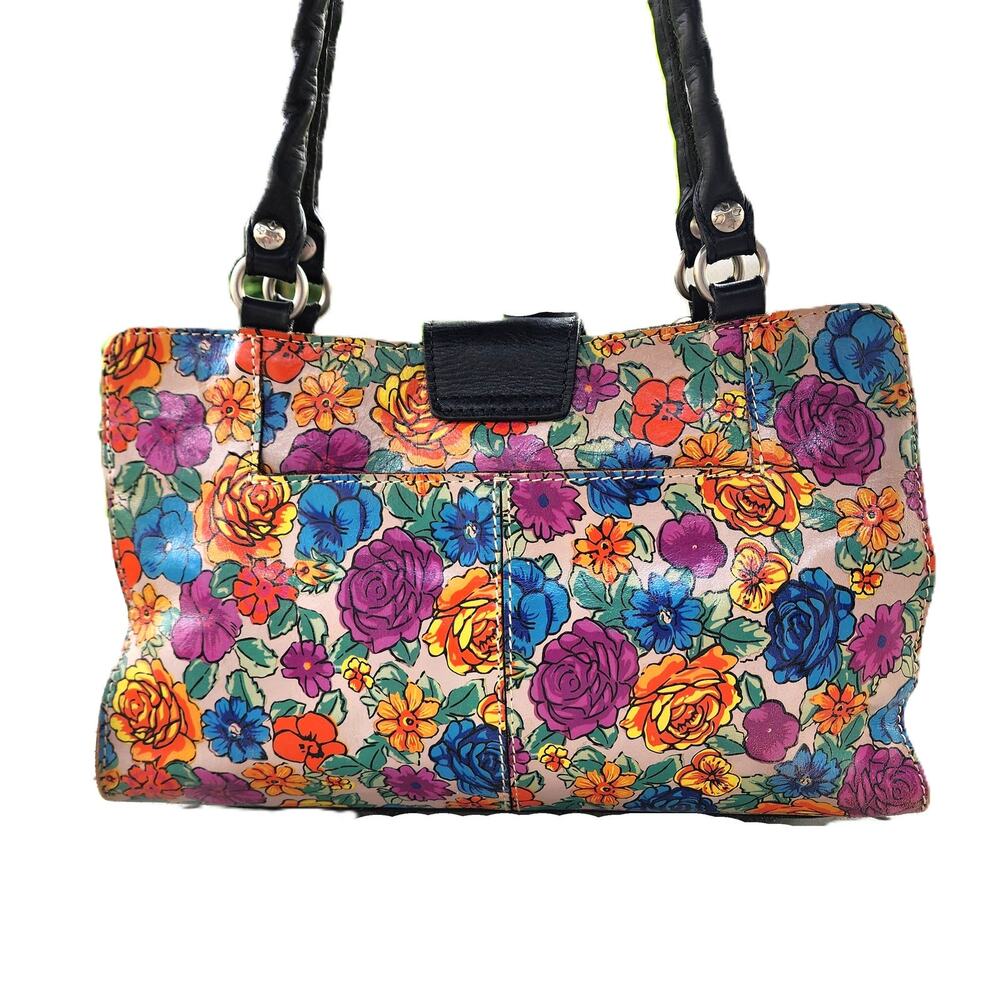 Vintage Patricia Nash Rienzo Floral Spanish Villa Shoulder Bag - Picture 3 of 12